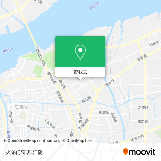 火弟门窗店地图
