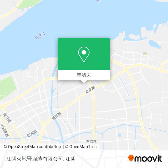 江阴火地晋服装有限公司地图