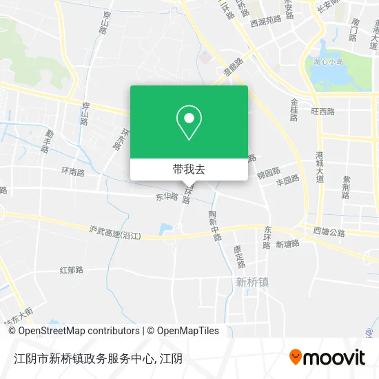 江阴市新桥镇政务服务中心地图