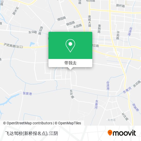 飞达驾校(新桥报名点)地图