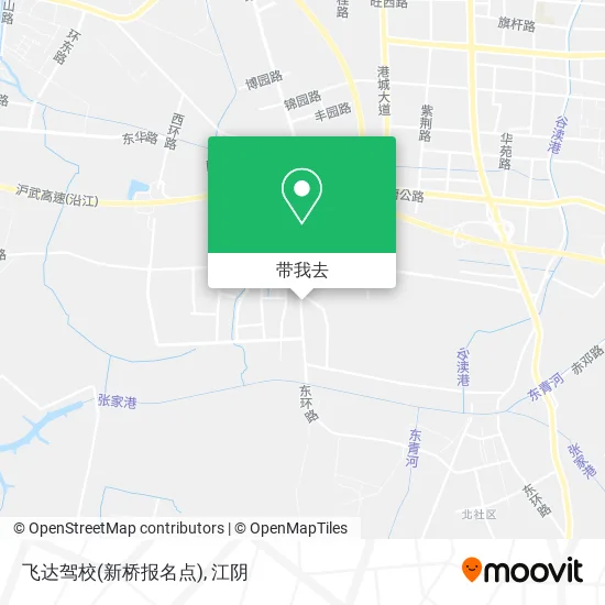 飞达驾校(新桥报名点)地图