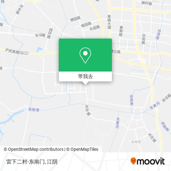 雷下二村-东南门地图