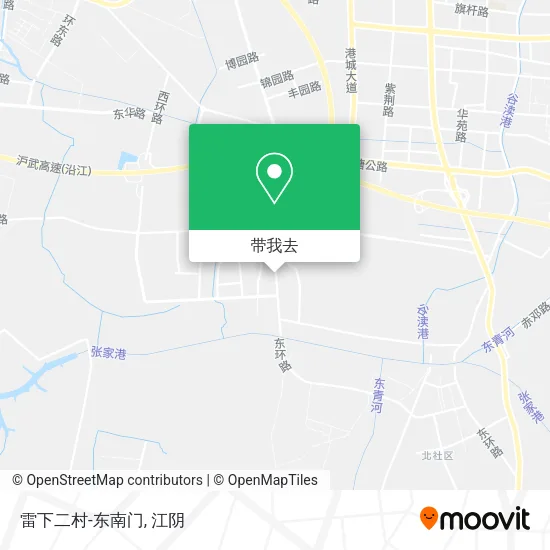 雷下二村-东南门地图