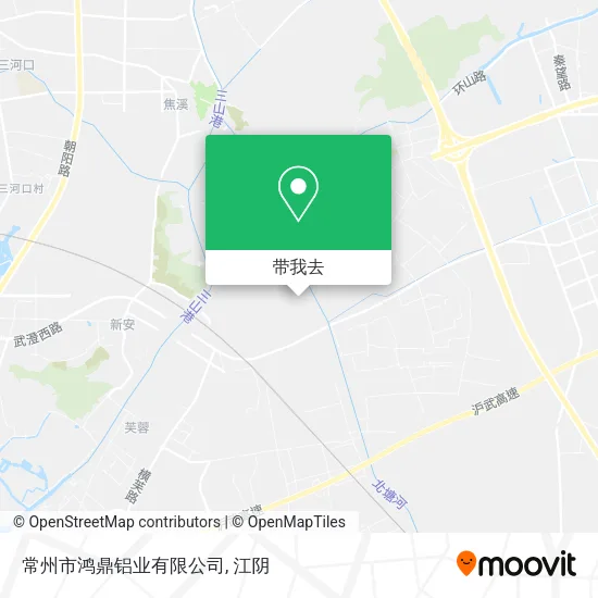 常州市鸿鼎铝业有限公司地图