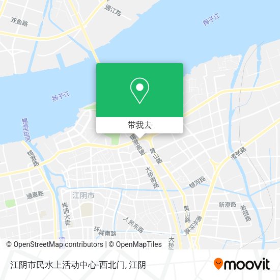 江阴市民水上活动中心-西北门地图