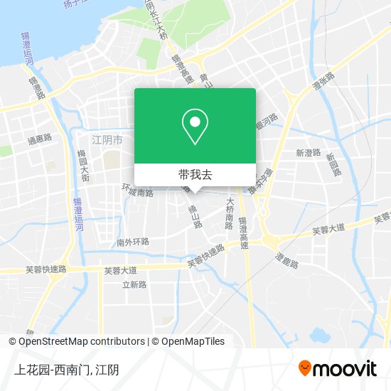 上花园-西南门地图