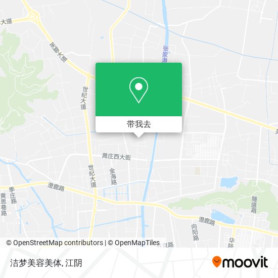 洁梦美容美体地图