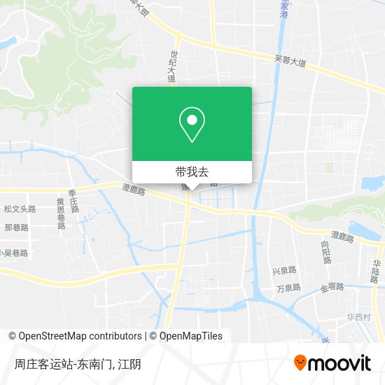 周庄客运站-东南门地图
