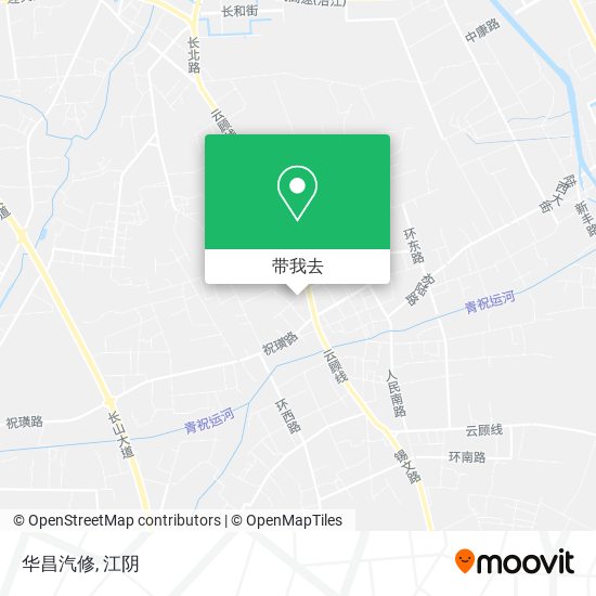 华昌汽修地图