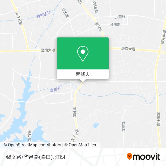 锡文路/华昌路(路口)地图