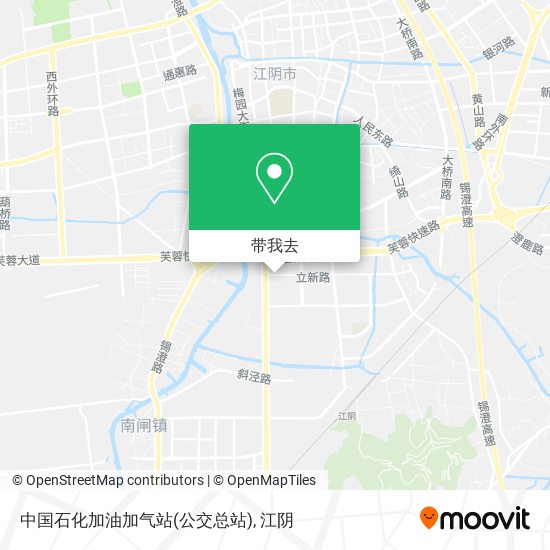 中国石化加油加气站(公交总站)地图