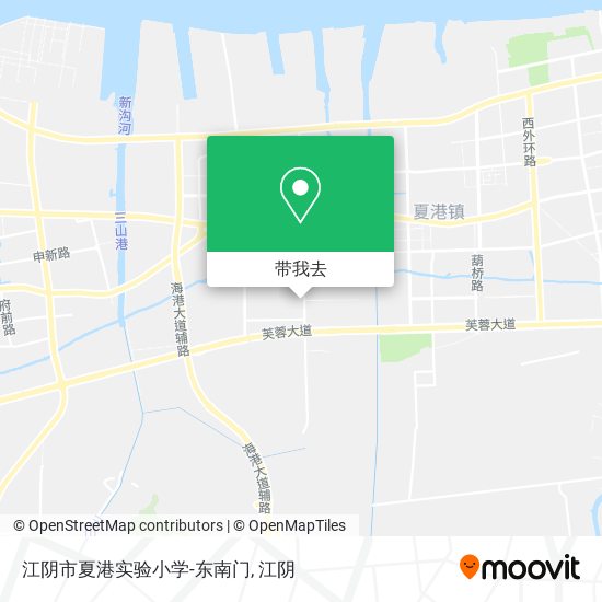 江阴市夏港实验小学-东南门地图