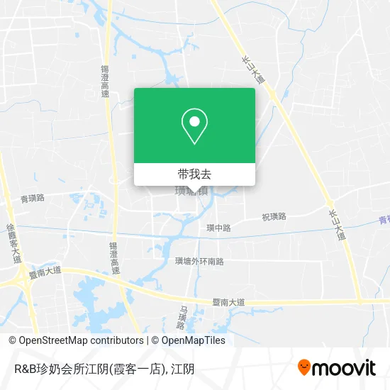 R&B珍奶会所江阴(霞客一店)地图