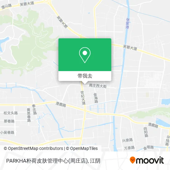 PARKHA朴荷皮肤管理中心(周庄店)地图