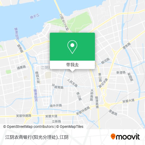 江阴农商银行(阳光分理处)地图