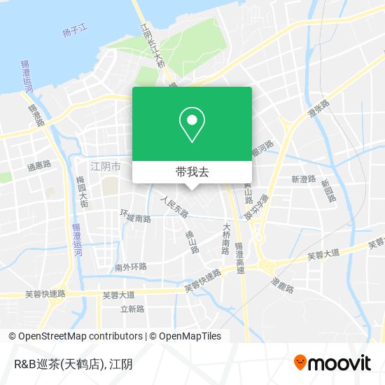 R&B巡茶(天鹤店)地图