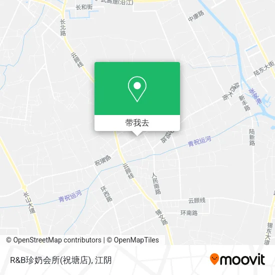 R&B珍奶会所(祝塘店)地图