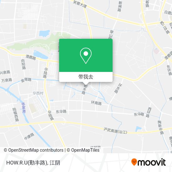 HOW.R.U(勤丰路)地图