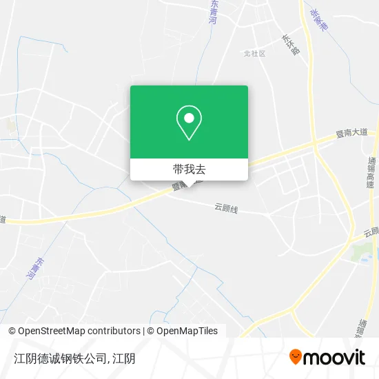 江阴德诚钢铁公司地图