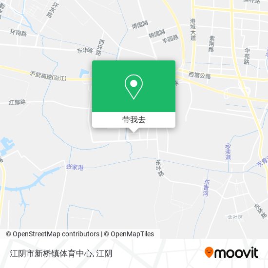 江阴市新桥镇体育中心地图