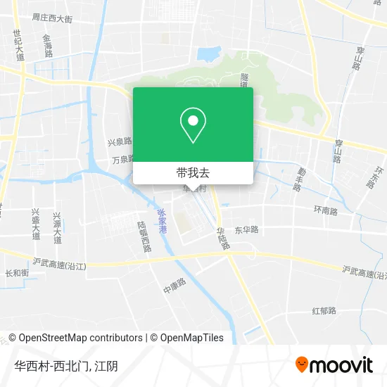 华西村-西北门地图