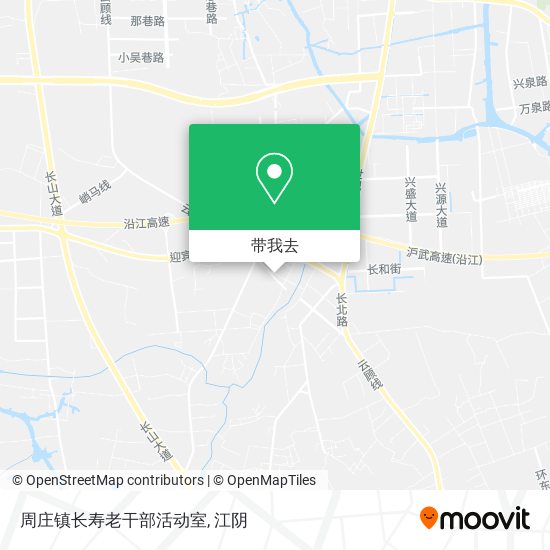 周庄镇长寿老干部活动室地图