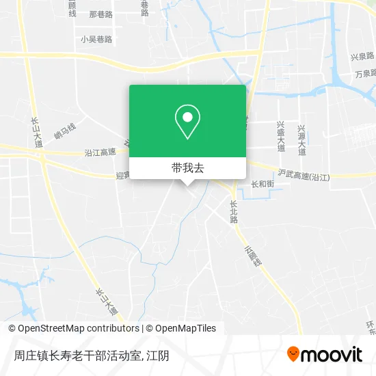 周庄镇长寿老干部活动室地图