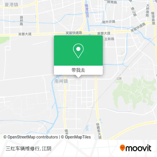 三红车辆维修行地图
