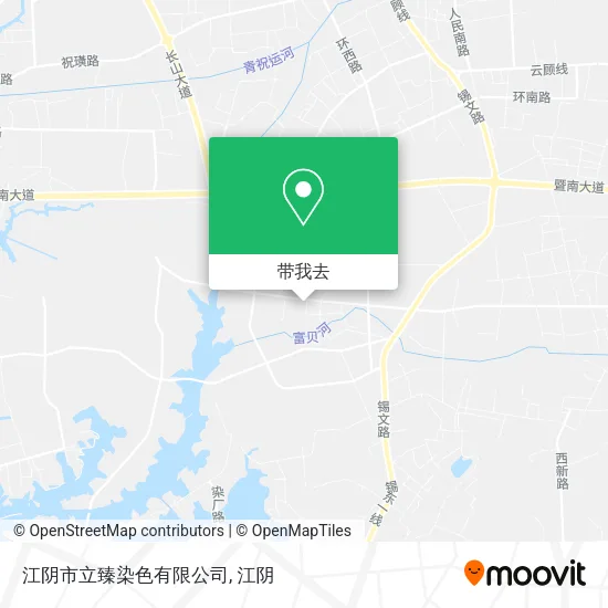 江阴市立臻染色有限公司地图