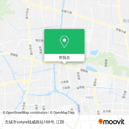 无锡市sotyre钱威路站188号地图