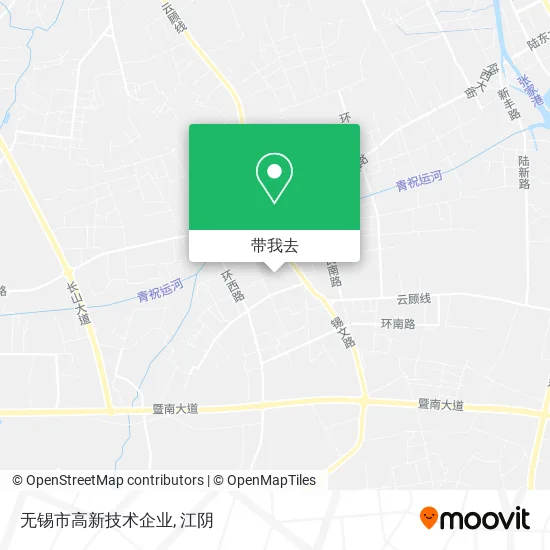 无锡市高新技术企业地图