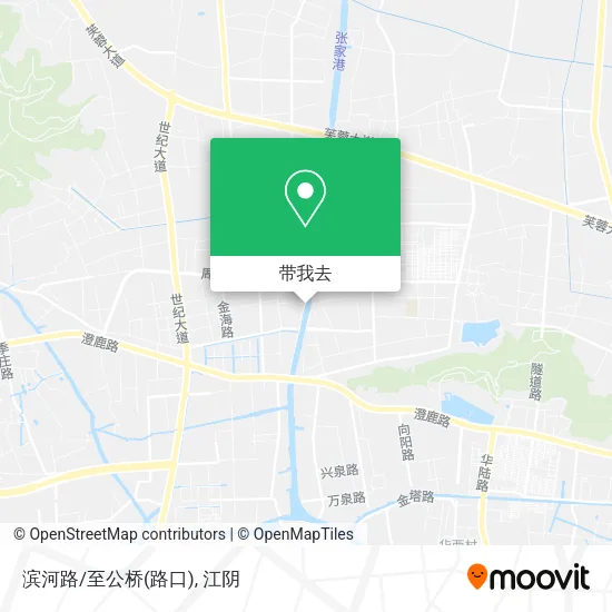 滨河路/至公桥(路口)地图