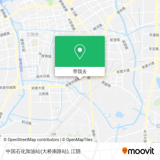 中国石化加油站(大桥南路站)地图