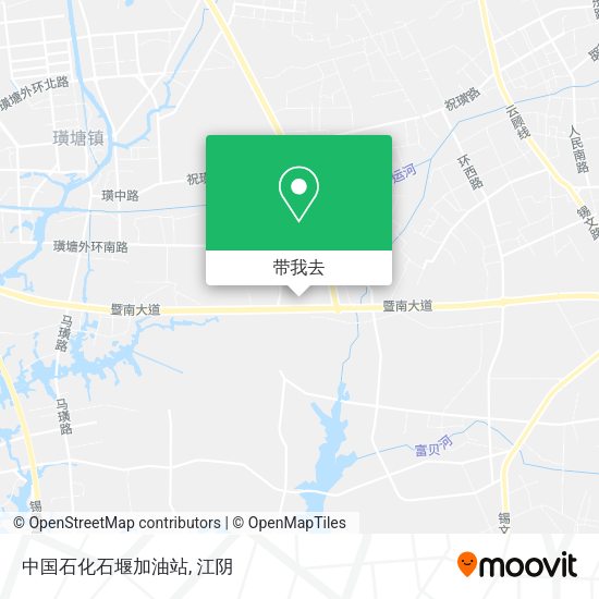 中国石化石堰加油站地图