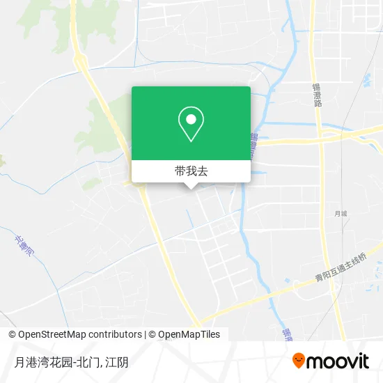 月港湾花园-北门地图