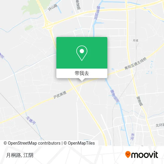 月桐路地图