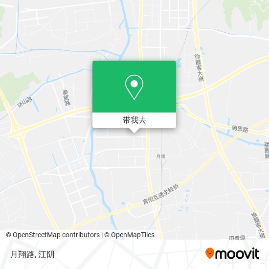 月翔路地图