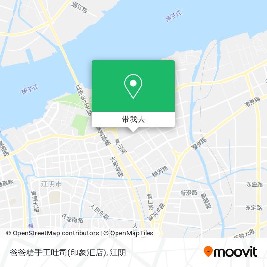 爸爸糖手工吐司(印象汇店)地图