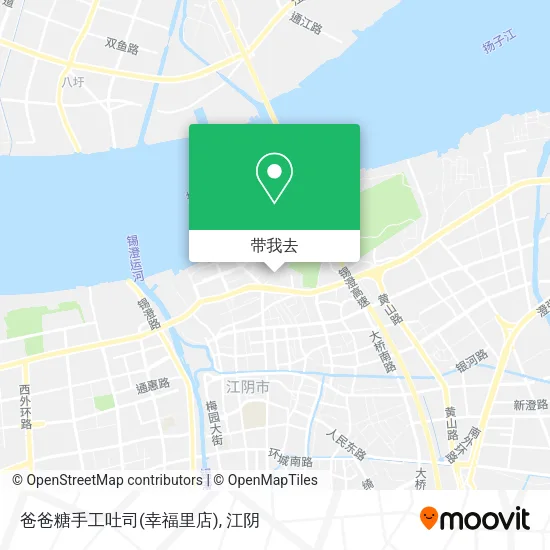 爸爸糖手工吐司(幸福里店)地图