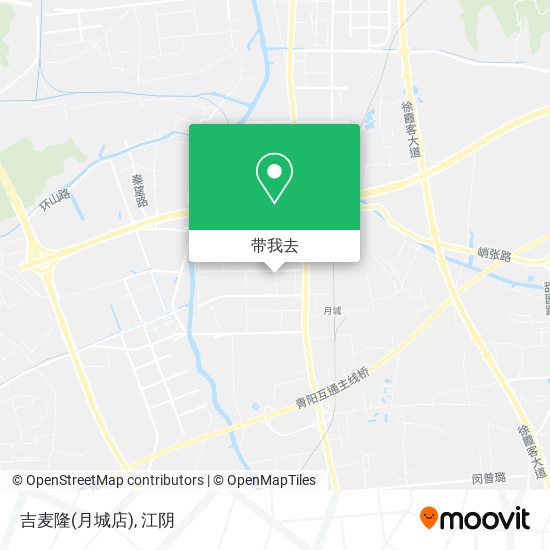 吉麦隆(月城店)地图