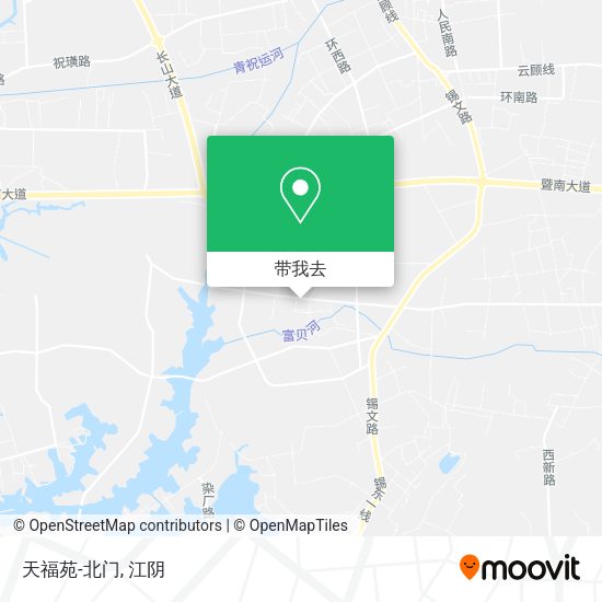 天福苑-北门地图