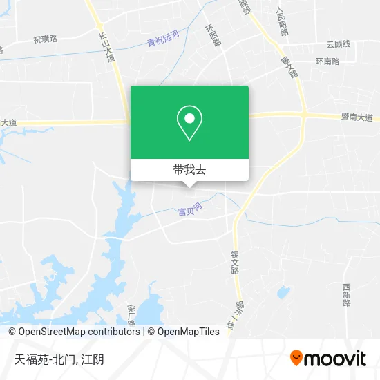 天福苑-北门地图