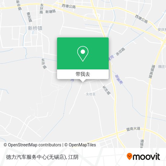 德力汽车服务中心(无锡店)地图