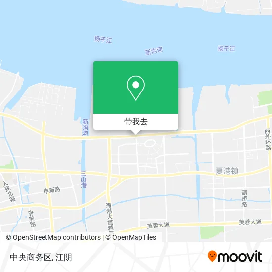 中央商务区地图