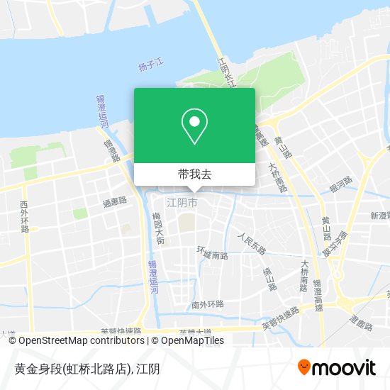 黄金身段(虹桥北路店)地图
