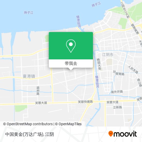 中国黄金(万达广场)地图