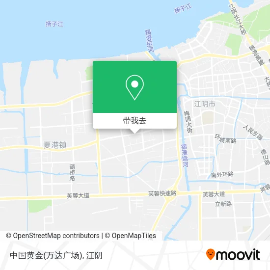 中国黄金(万达广场)地图