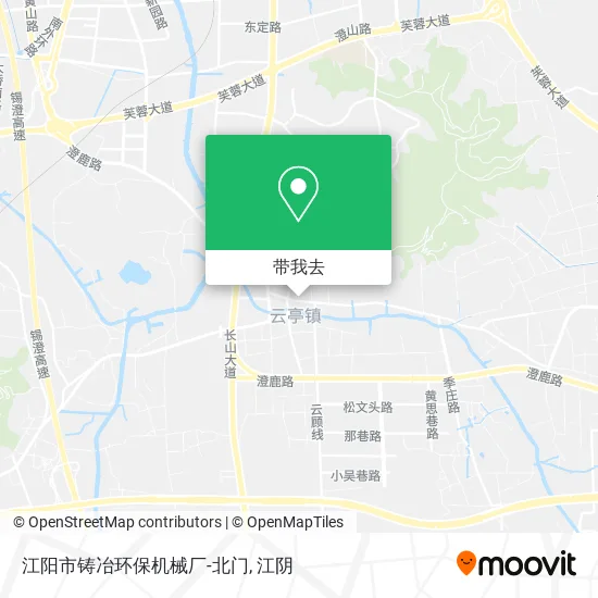 江阳市铸冶环保机械厂-北门地图