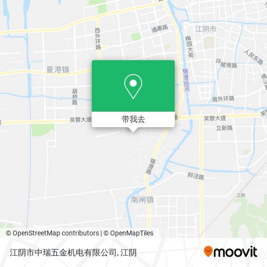 江阴市中瑞五金机电有限公司地图