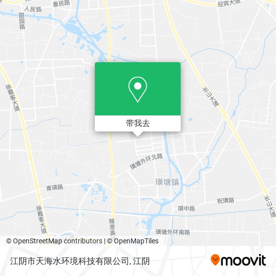 江阴市天海水环境科技有限公司地图